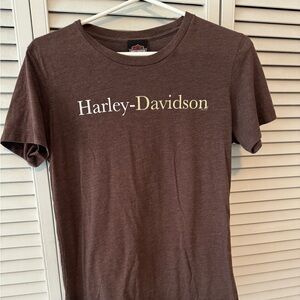 Women’s brown Harley shirt